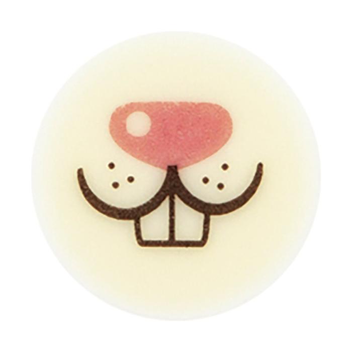 decors rond museau lapin paques par chocolatree