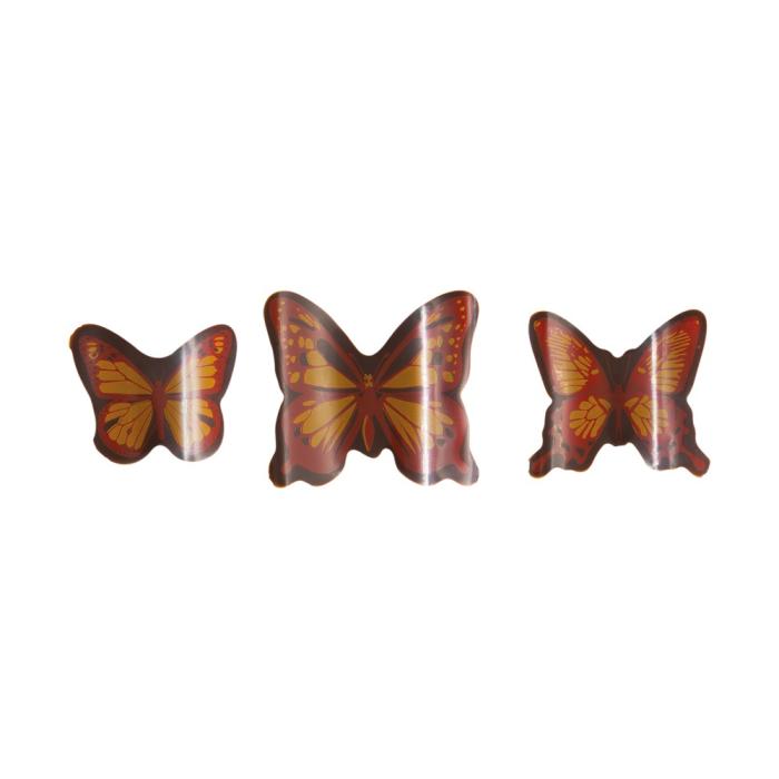 papillon orange 3 modeles par chocolatree