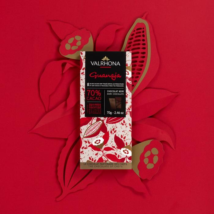 Tablettes de chocolat VALRHONA 70g