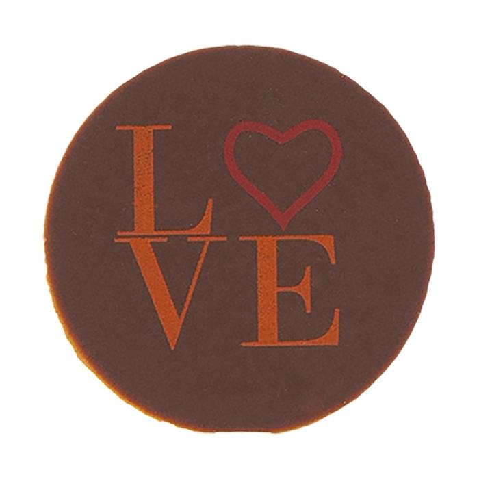 decor rond love coeur rouge amour par chocolatree
