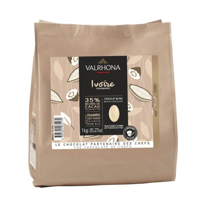 chocolat blanc ivoire 35 par valrhona