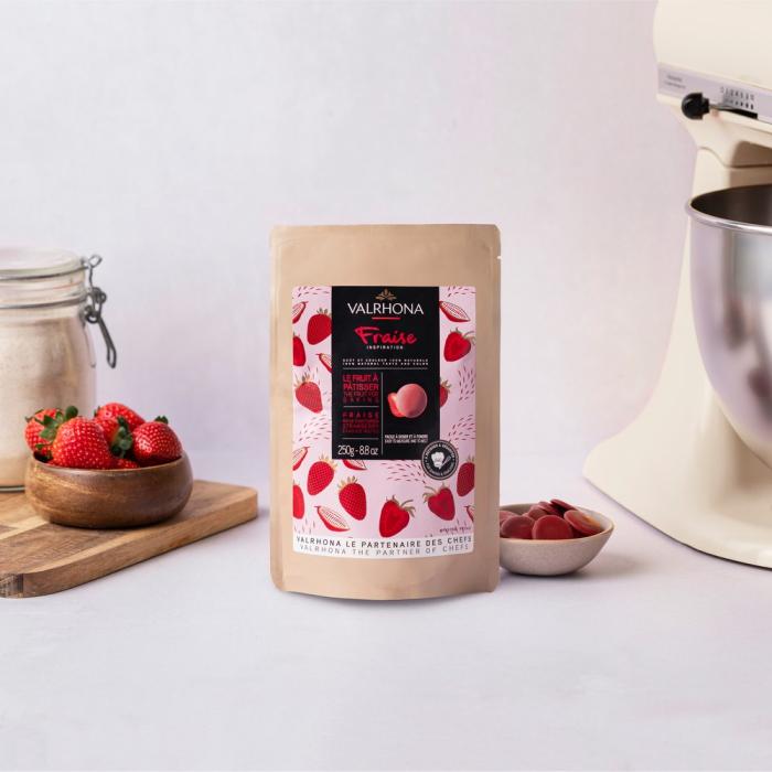 inspiration fraise par valrhona