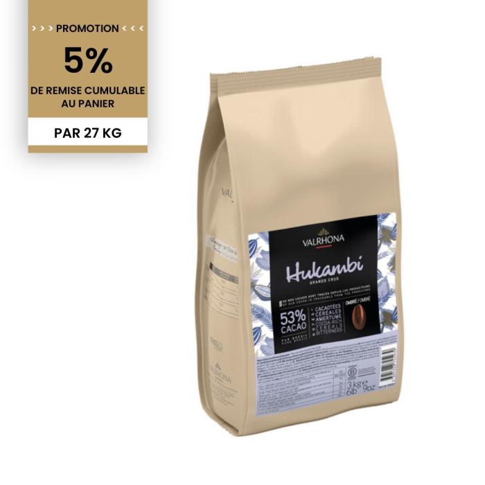 promotion chocolat au lait hukambi 53 27 kg par valrhona