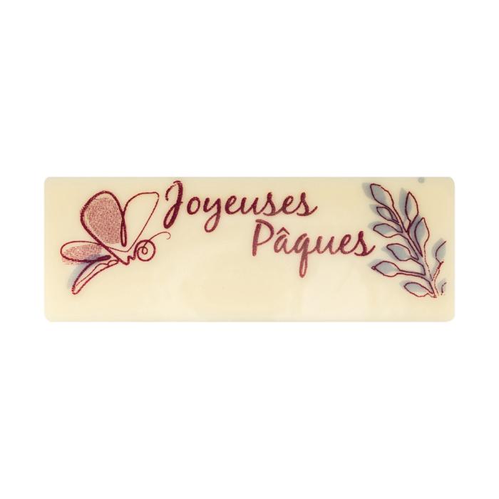 rectangle papillon j. pâques par chocolatree