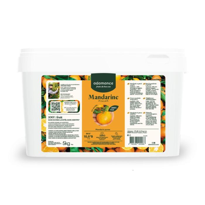 mandarine ciaculli puree 5kg par adamance
