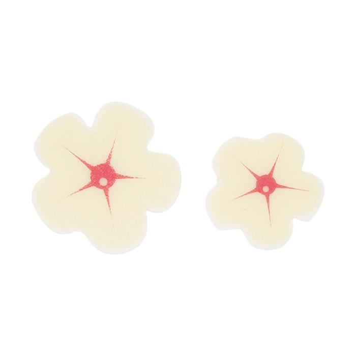 decor fleur blanc rose 2 tailles par chocolatree