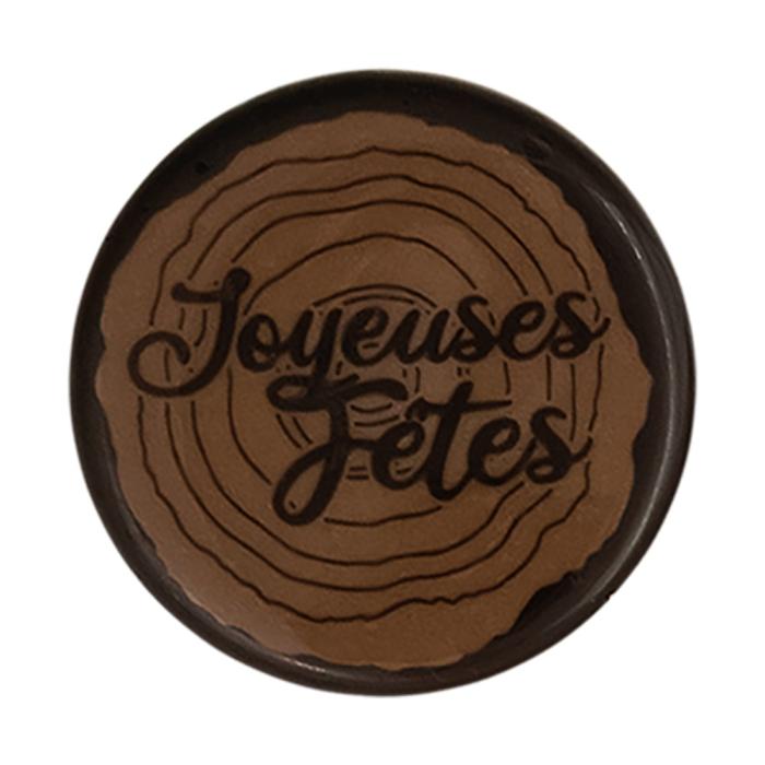 decor rond joyeuses fetes souche bois par chocolatree