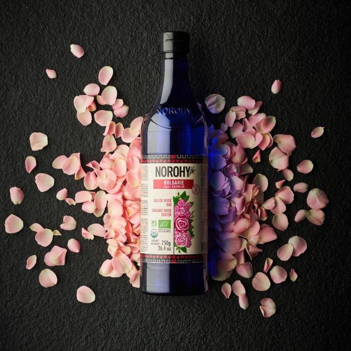eau rose bio par norohy