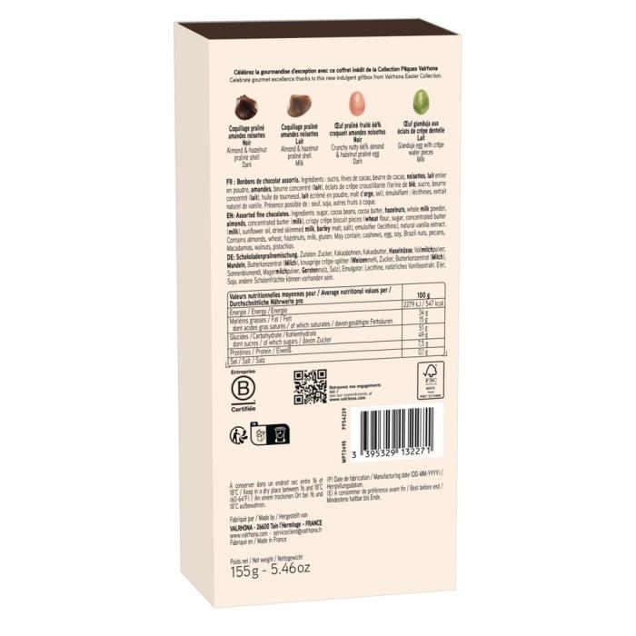 coffret douceurs paques 2026 155 g par valrhona