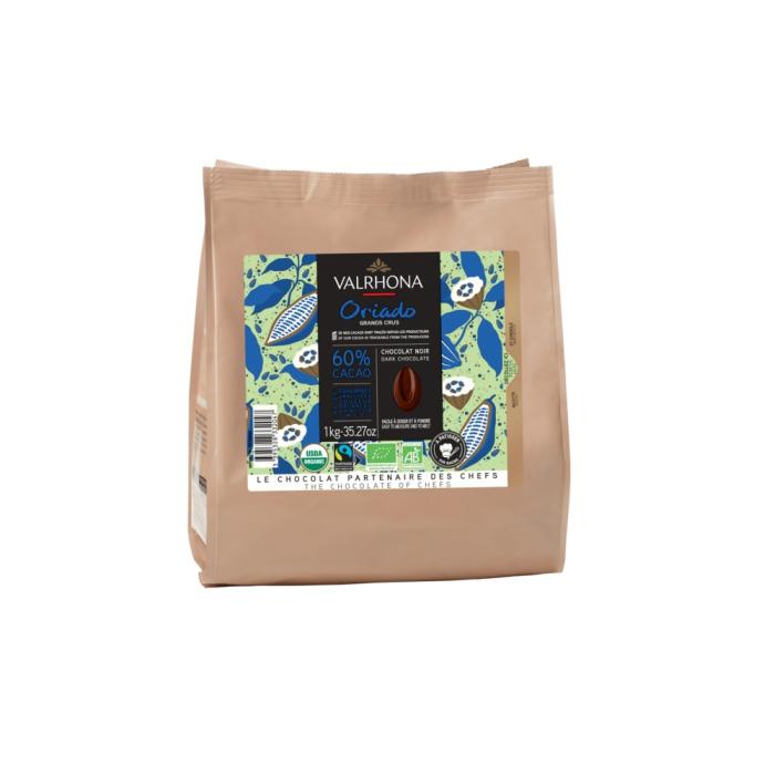 chocolat noir oriado 60 bio par valrhona