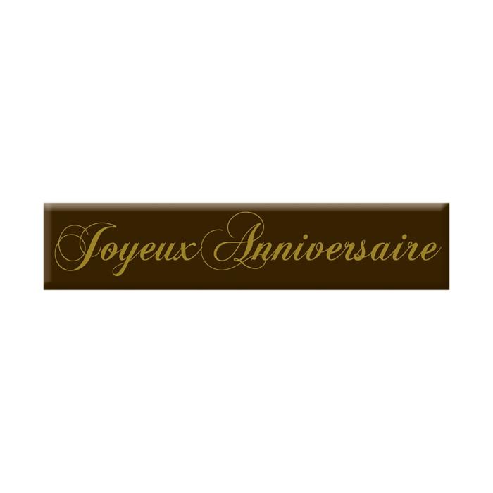 rectangle chic joyeux anniversaire par chocolatree