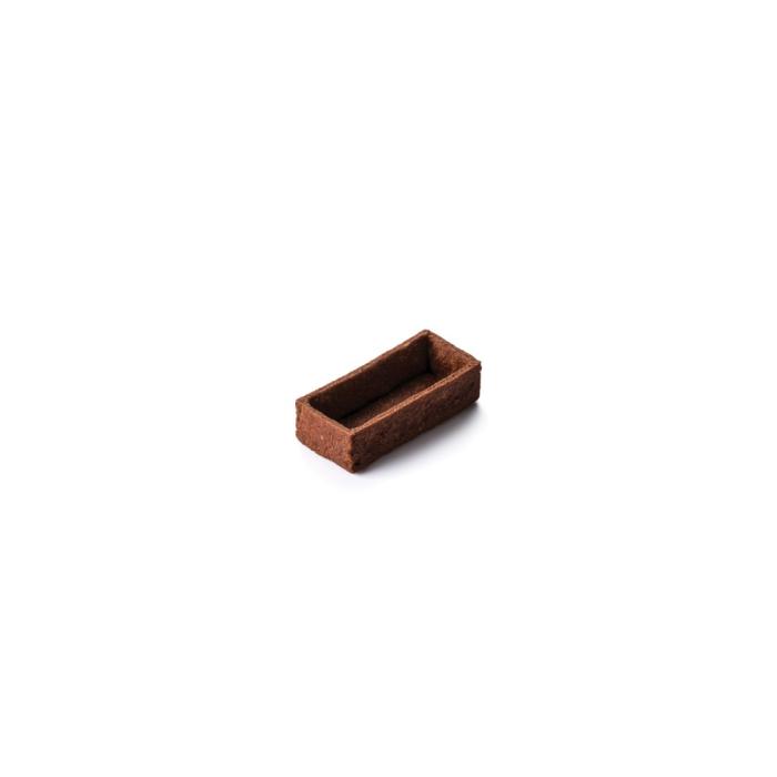 fonds tarte mini rectangles sucres cacao par la rose noire