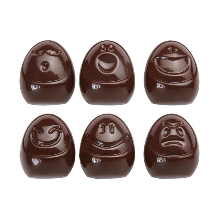 œufs personnage pâques 6 modèles par chocolatree