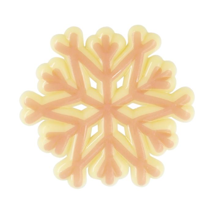 flocon rose par chocolatree
