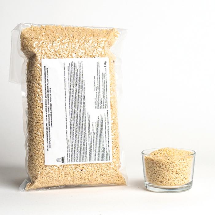 amandes hachees grains par pariani
