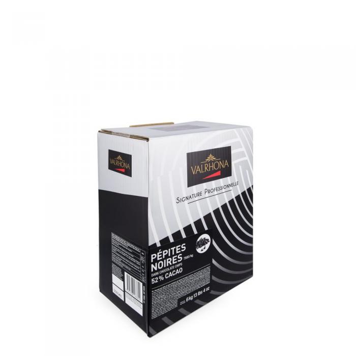 Pepites noires 52% par Valrhona