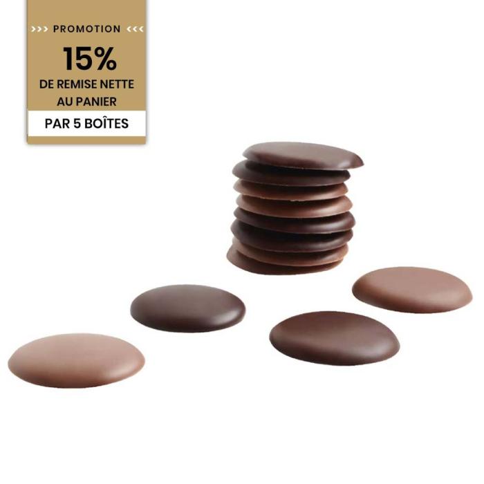 promotion palets fourres pleins 5 boites par valrhona