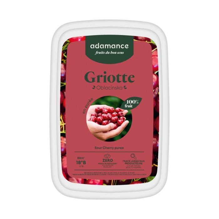 griotte oblacinska puree 1 kg par adamance