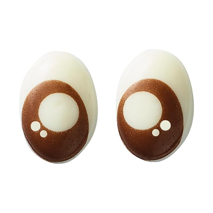 yeux marrons kawaii 2 modeles par chocolatree