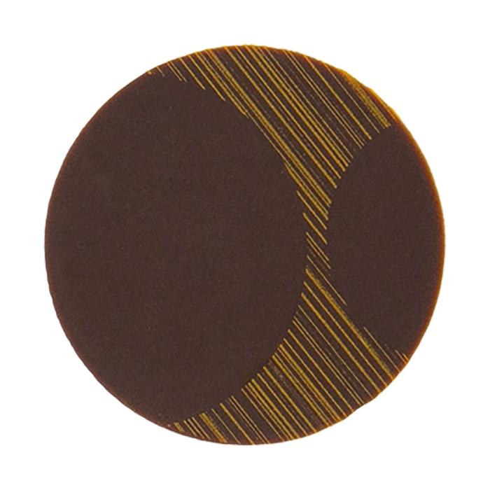 decor rond rayures jaunes par chocolatree