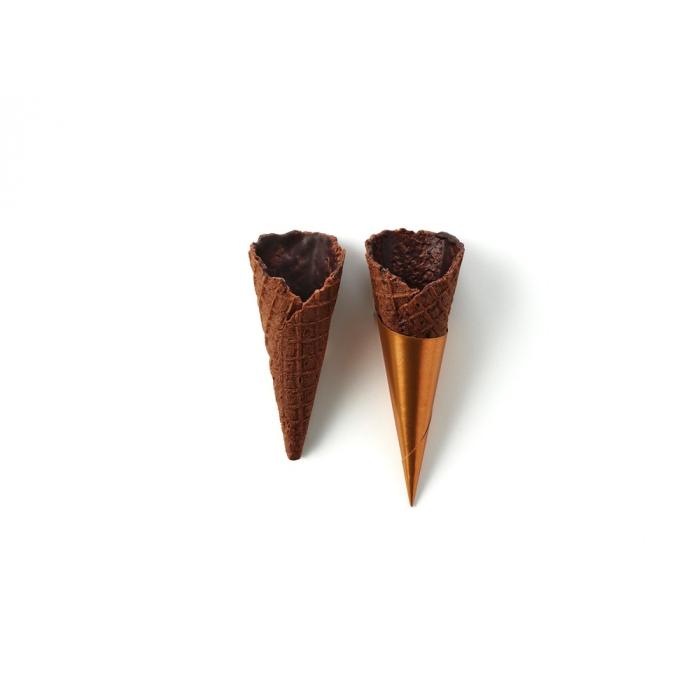 Mini cones sucres cacao par La Rose Noire