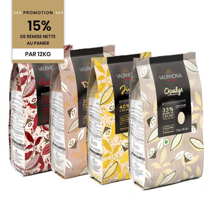 promotion 4 couleurs valrhona par valrhona