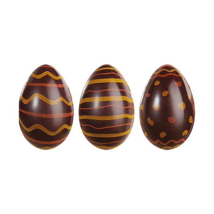 œufs décors pâques 3 modèles par chocolatree