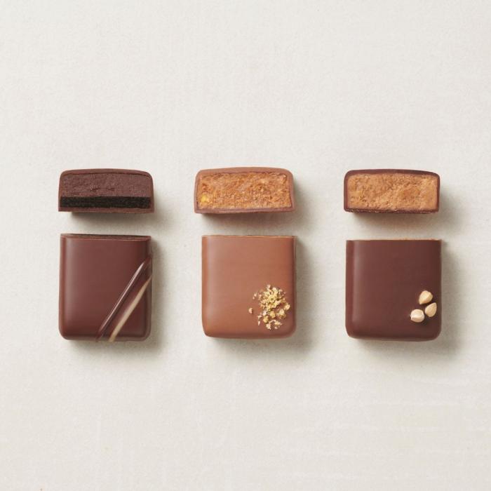 promesse praline amande mais lait par valrhona