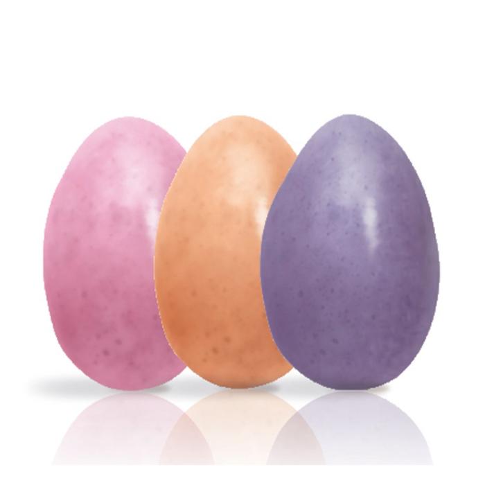 Valrhona selection Oeuf pâte de fruits framboise abricot cassis