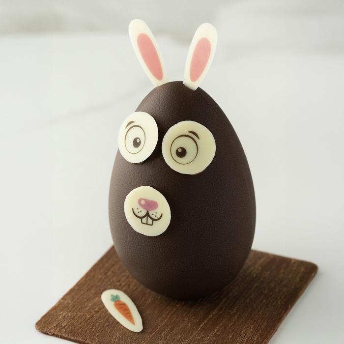 decor rond museau lapin paques par chocolatree