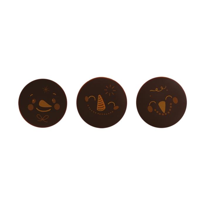 rond visages noel 3 modeles par chocolatree
