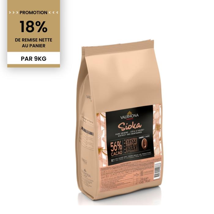 promotion chocolat au lait sioka 56 9 kg par valrhona