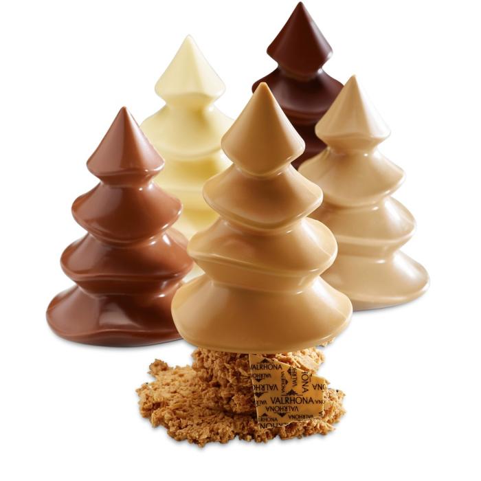 moule petit sapin par valrhona
