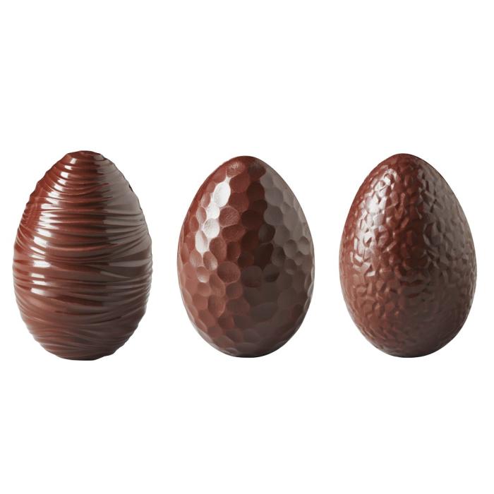 moule trio oeufs texture par valrhona
