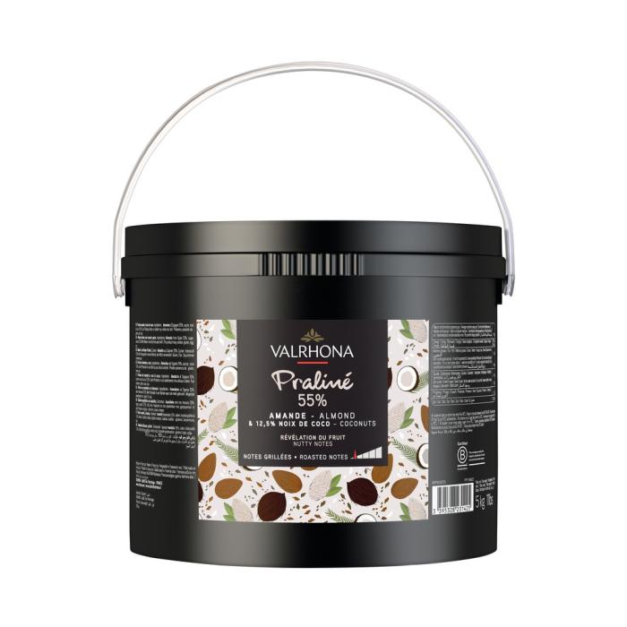 praline amande 55 noix coco par valrhona