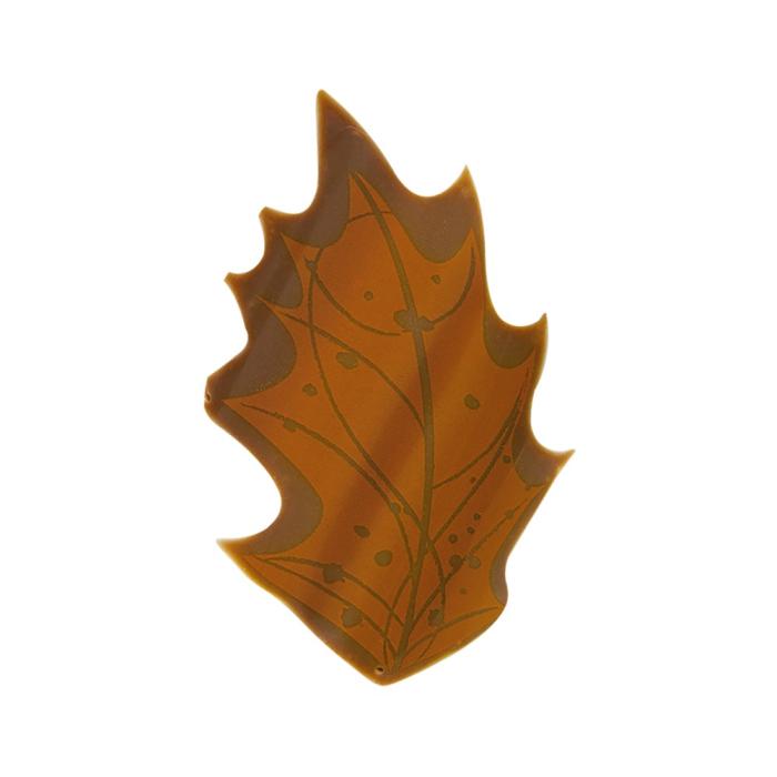 feuille de houx orange bombee par chocolatree