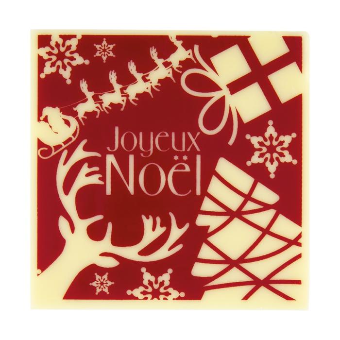 embout rouge joyeux noel par chocolatree