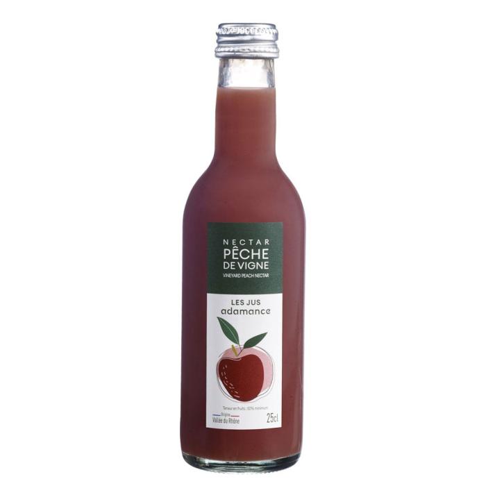 nectar de pêche de vigne par adamance