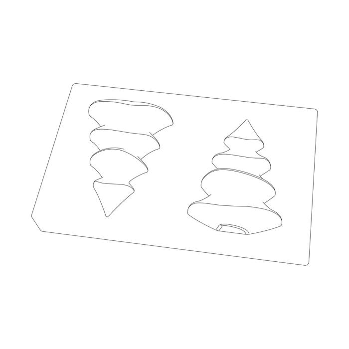 moule grand sapin par valrhona