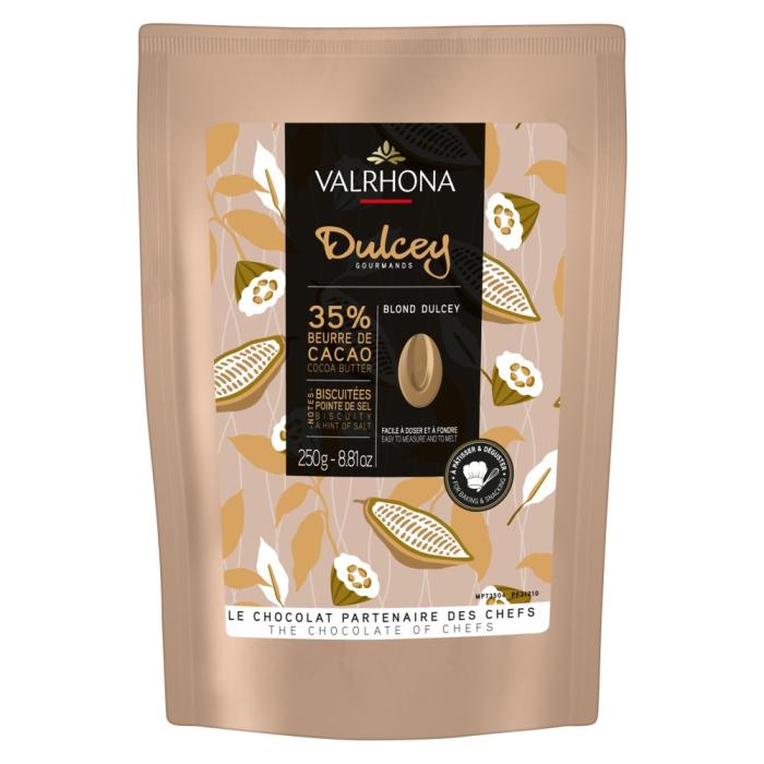 chocolat couleur blonde dulcey 35 par valrhona