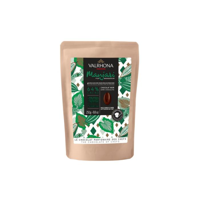 chocolat noir manjari 64 par valrhona