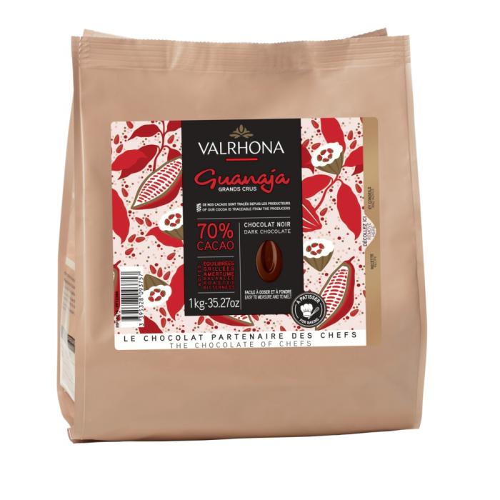 GUANAJA 70% feves 1 kg par Valrhona