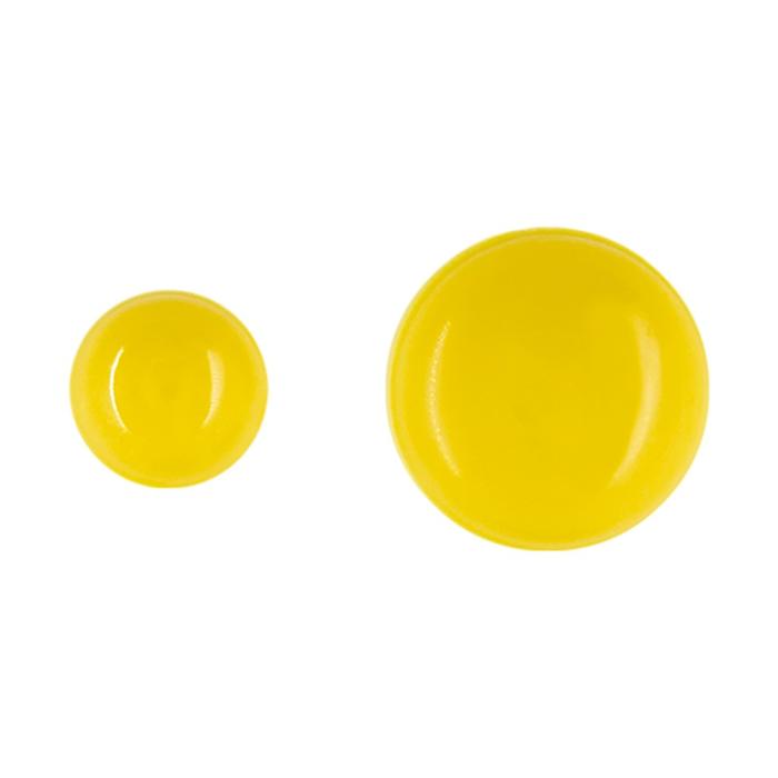 decors rond dome jaune 2 tailles par chocolatree