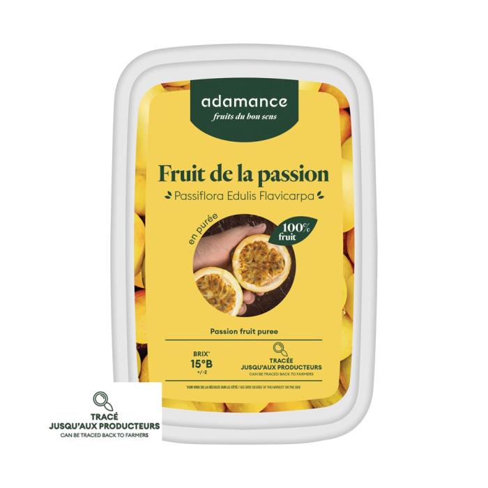 fruit passion puree 1kg par adamance