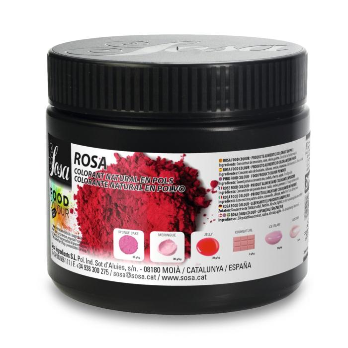 colorant poudre rose 200g par chocolatree