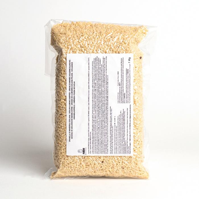 amandes hachees grains par pariani