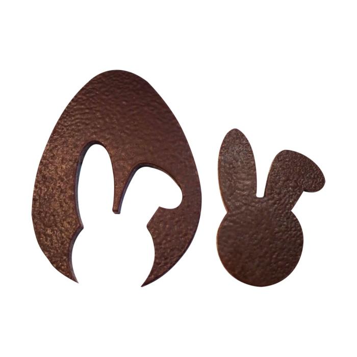 orfèvre lapin pâques par chocolatree