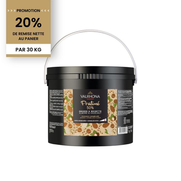 promotion praline a n 50 caramelise 30 kg par valrhona