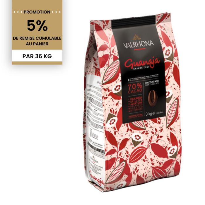 promotion chocolat noir guanaja 70 36 kg par valrhona