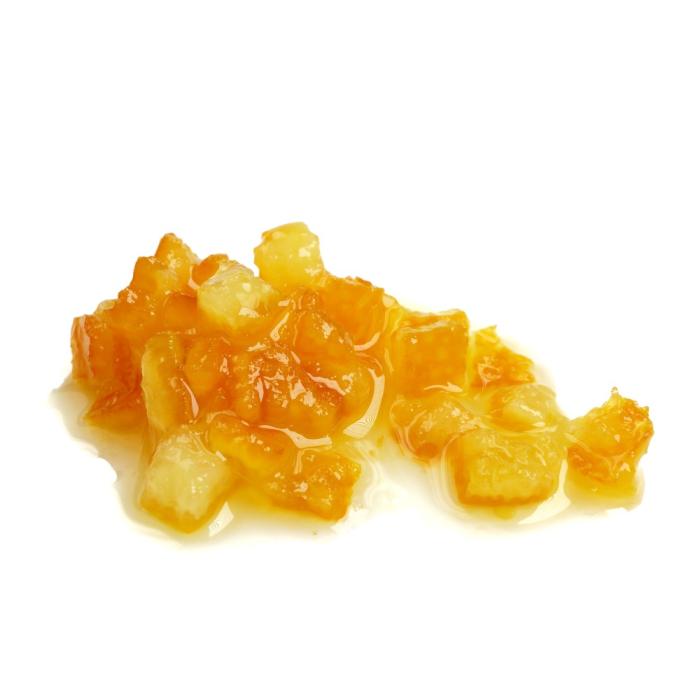 zeste orange 5x5 mm par sosa